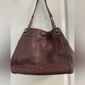 Coach 36855 Turnlock Plum Purse